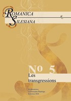 Romanica Silesiana. No 5: Les transgressions - 05 - Adieu, les résolutions ! - ou plutot au revoir et a bientot. La fascination ambigue de la transgression itérative dans le roman