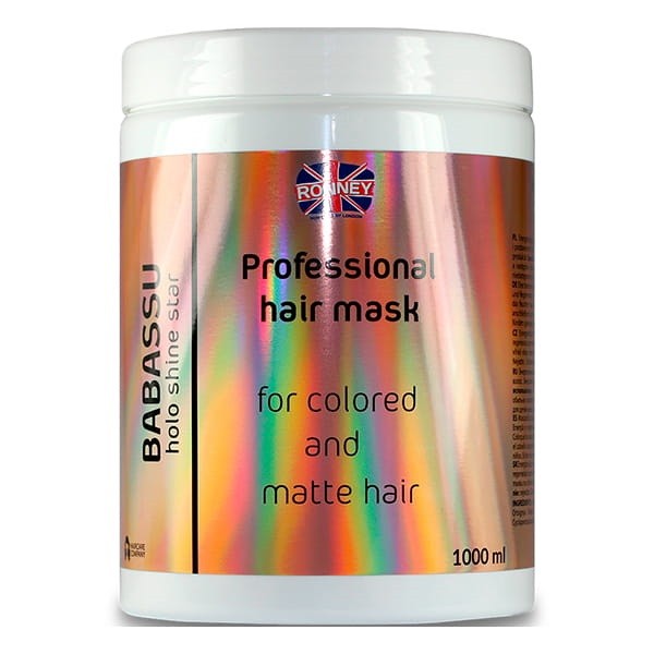 Babassu Holo Shine Star Hair Maska energetyzująca do włosów farbowanych i matowych