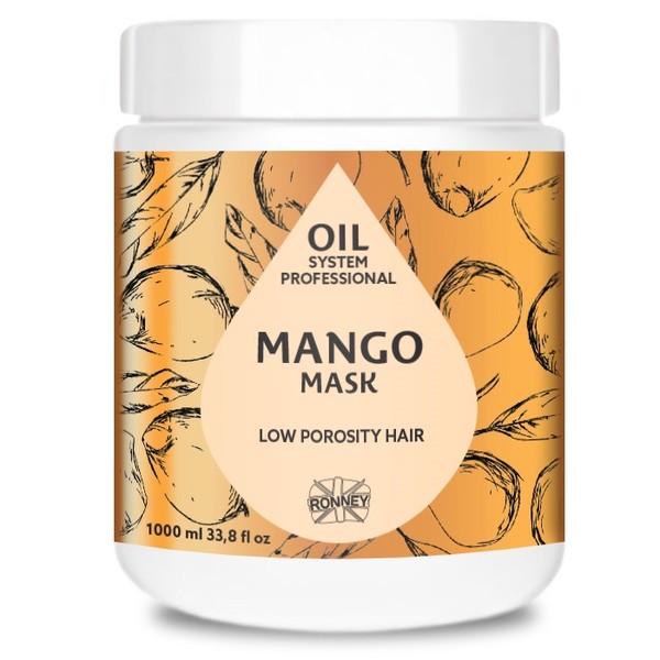 Professional Oil Mango Maska do włosów niskoporowatych