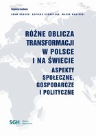 Okładka:Różne oblicza transformacji w Polsce i na świecie. Aspekty społeczne, gospodarcze i polityczne 