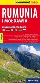 Rumunia i Mołdawia. Mapa samochodowa 1:700 000
