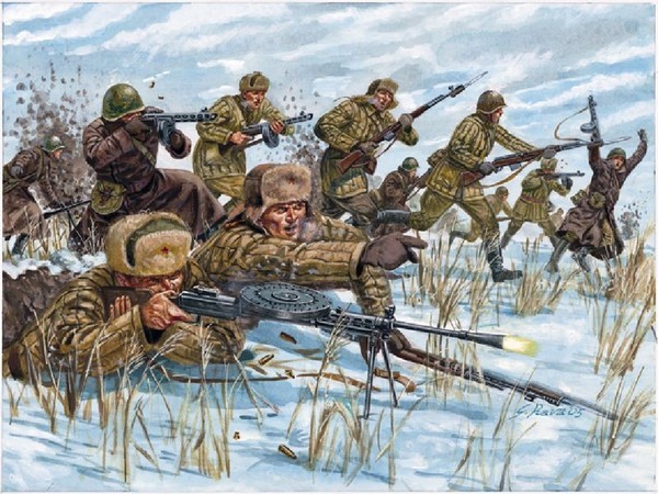 Russian Infantry Skala 1:72