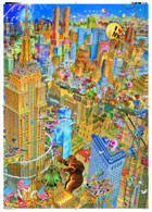Puzzle Ryba, Manhattan 1000 elementów