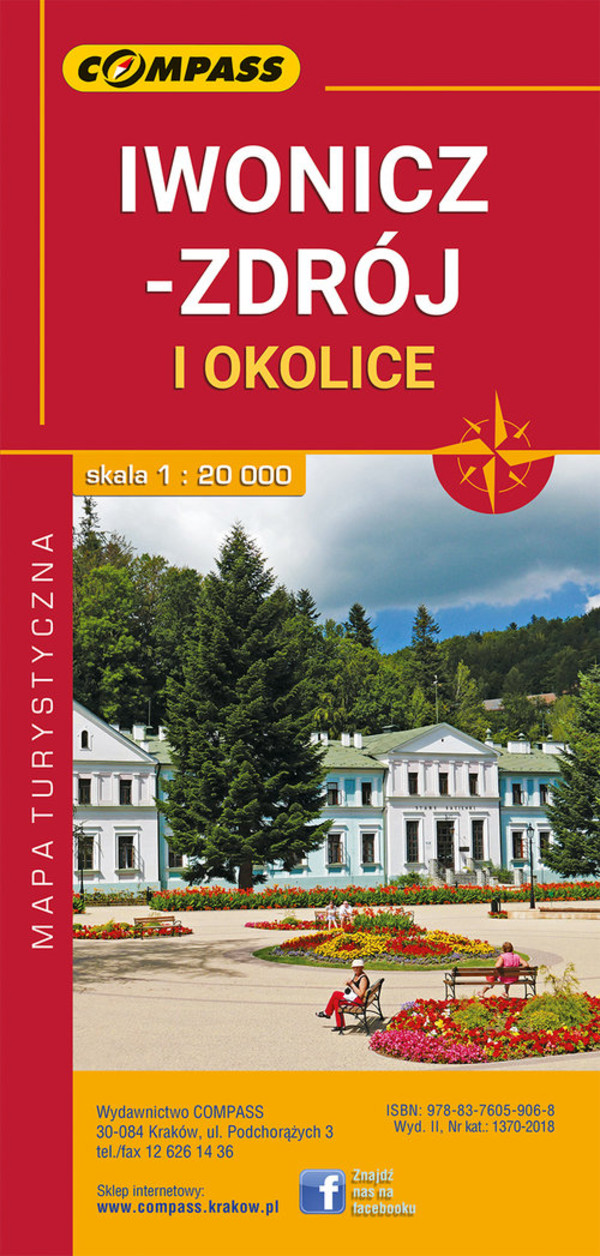 Iwonicz-Zdrój, Rymanów-Zdrój i okolice. Mapa turustyczna Skala: 1:20 000