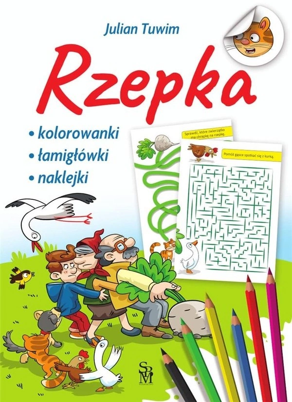 Rzepka Kolorowanki, łamigłówki, naklejki