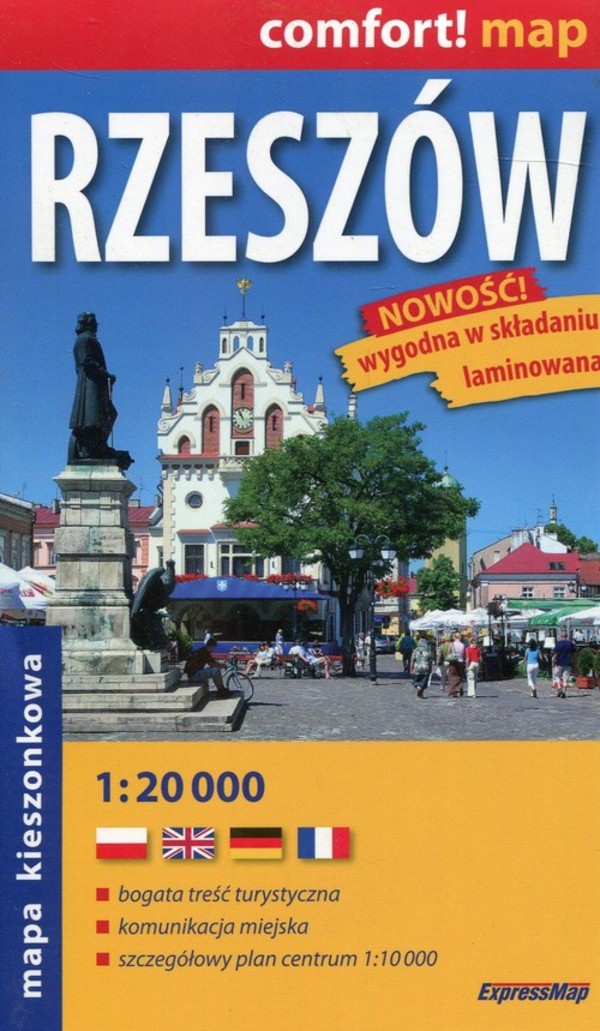 Rzeszów. Kieszonkowy plan miasta Skala: 1:20 000