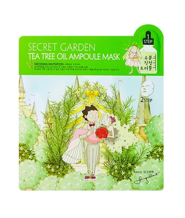 Secret Garden Tea Tree Nawilżająca maska w płachcie