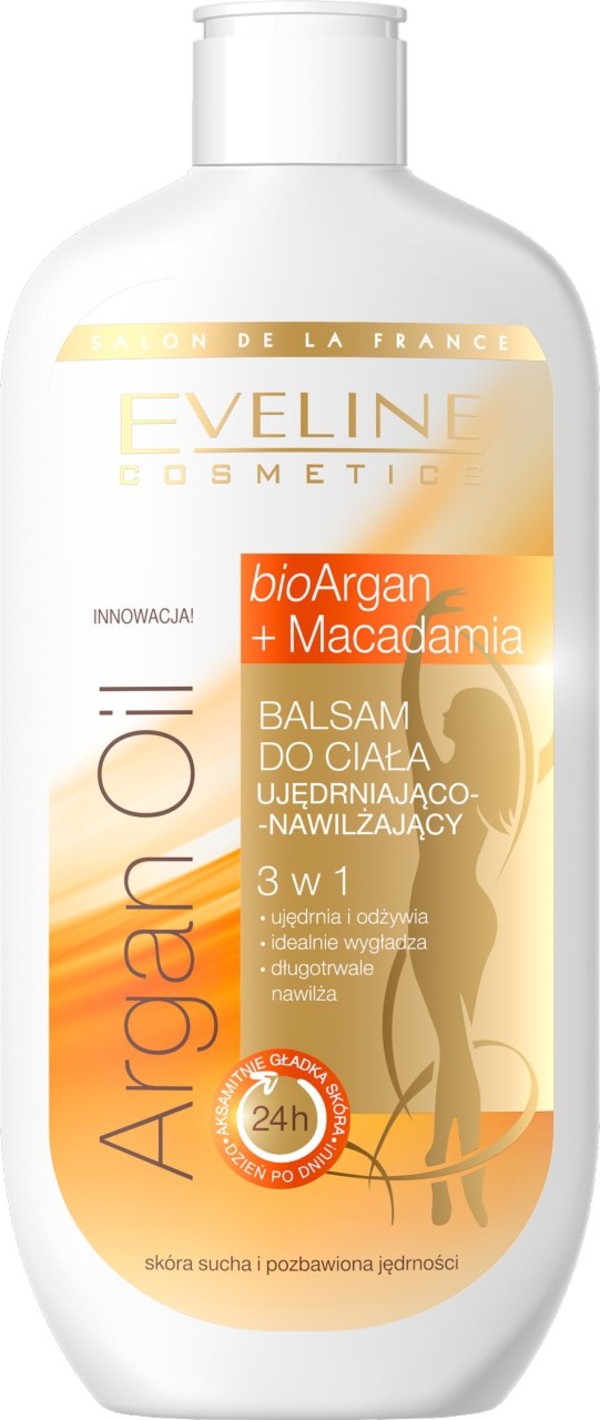 Salon De La France Argan Oil & Macadamia Balsam do ciała ujędrniająco - nawilżający 3 w 1