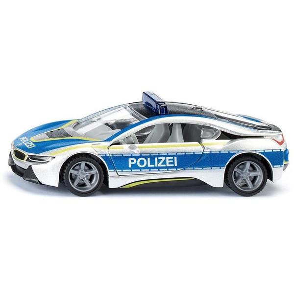Samochód BMW i8 Policja