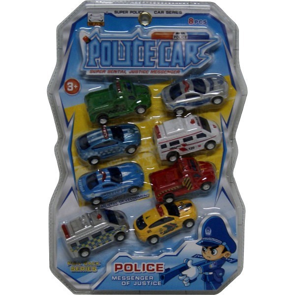 Samochody policyjne 8 sztuk