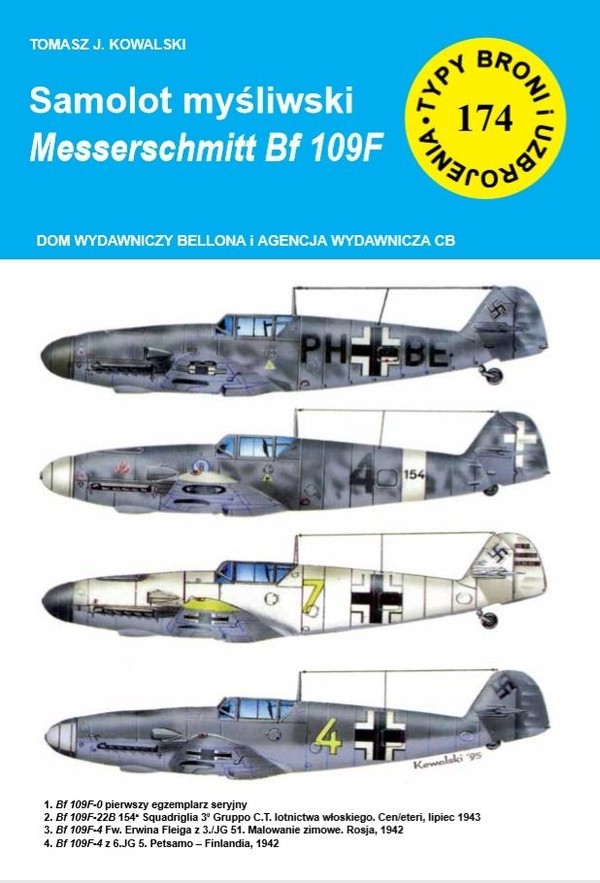 Samolot mysliwski Messerschmitt Bf 109 F Typy broni i uzbrojenia nr 174