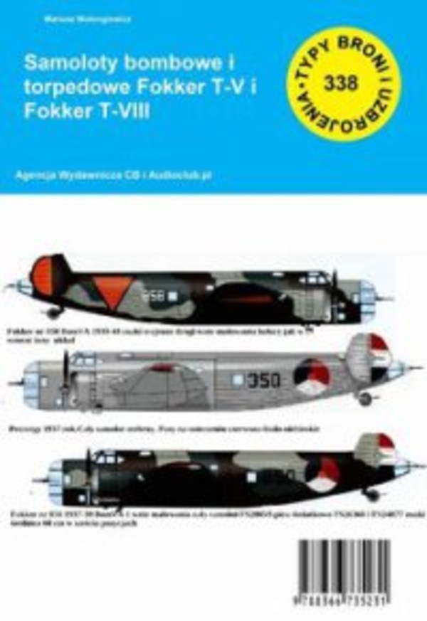 Samoloty bombowe i torpedowa Fokker T-V i Fokker T-VIII - epub 1