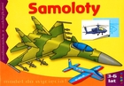 SAMOLOTY - Malowanka Model do wycięcia. 3 - 6 lat