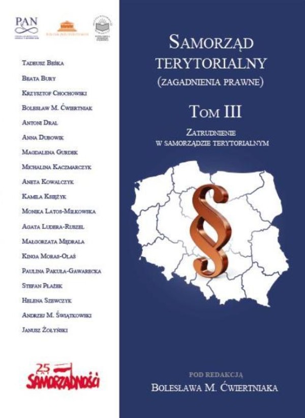 Samorząd terytorialny (zagadnienia prawne) Tom III - pdf