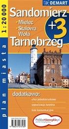 Sandomierz, Mielec, Stalowa Wola, Tarnobrzeg Plan miasta Skala: 1: 20 000