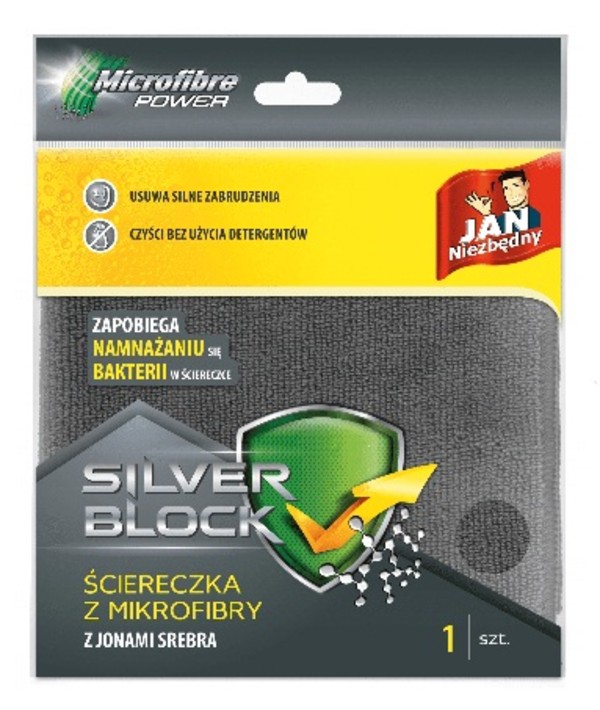 Silver Block Ściereczka z mikrofibry z jonami srebra