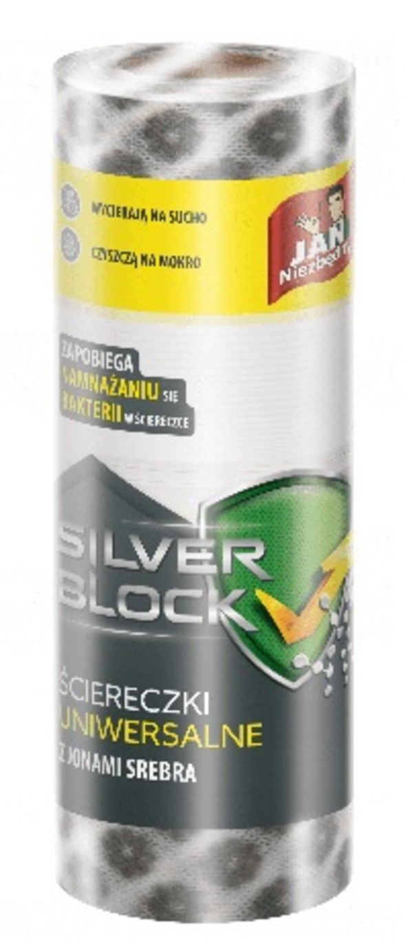 Silver Block Ściereczki uniwersalne z jonami srebra na rolce
