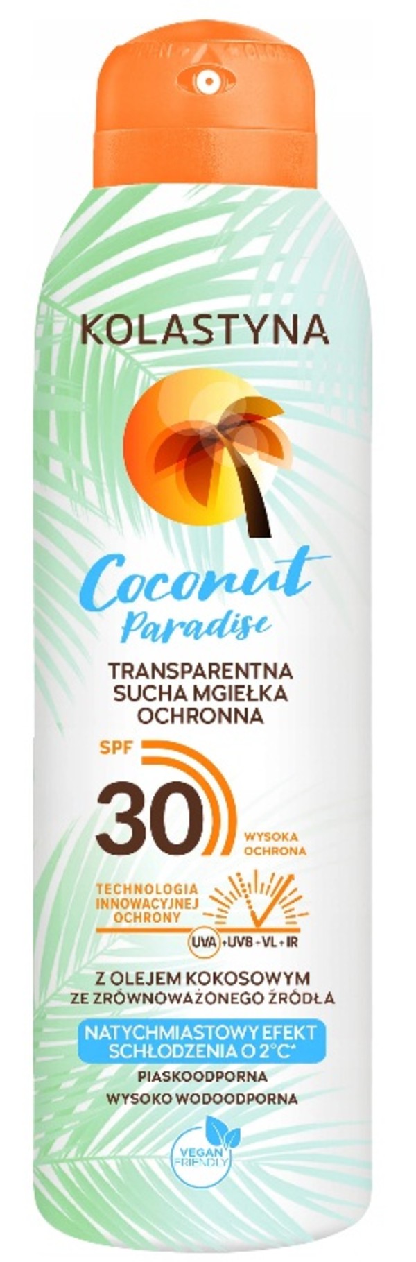Coconut Transparentna mgiełka SPF30