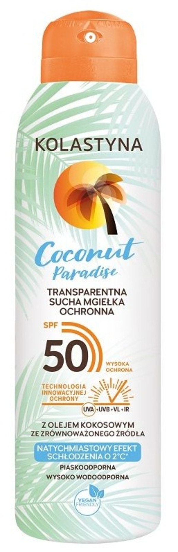 Coconut Transparentna mgiełka SPF50