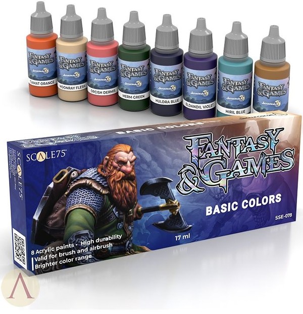 Fantasy & Games - Paint Set - Basic Colors