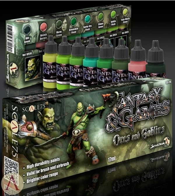 Fantasy & Games - Paint Set - Orcs and Goblins