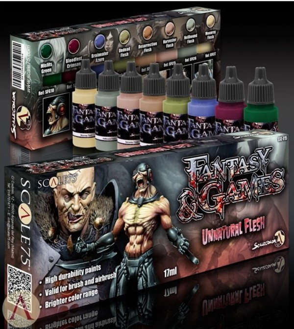 Fantasy & Games - Paint Set - Unnatural Flesh