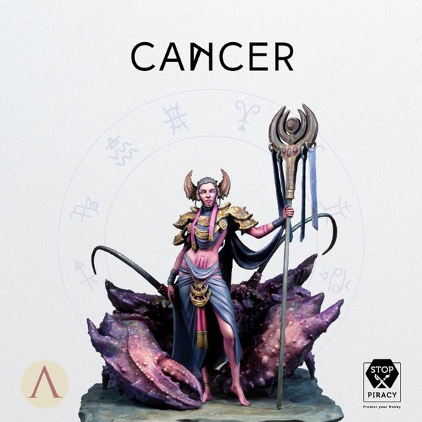 Figurka Zodiak Cancer 75 mm