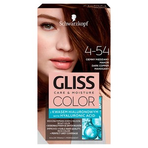 Gliss Color 4-54 Ciemny Miedziany Mahoń Krem koloryzujący