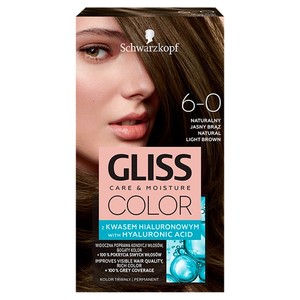 Gliss Color 6-0 Naturalny Jasny Brąz Krem koloryzujący