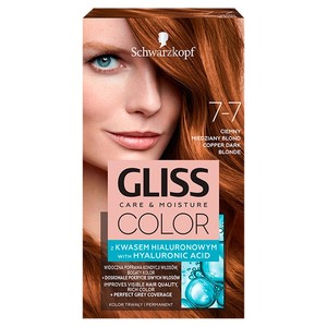 Gliss Color 7-7 Ciemny Miedziany Blond Krem koloryzujący