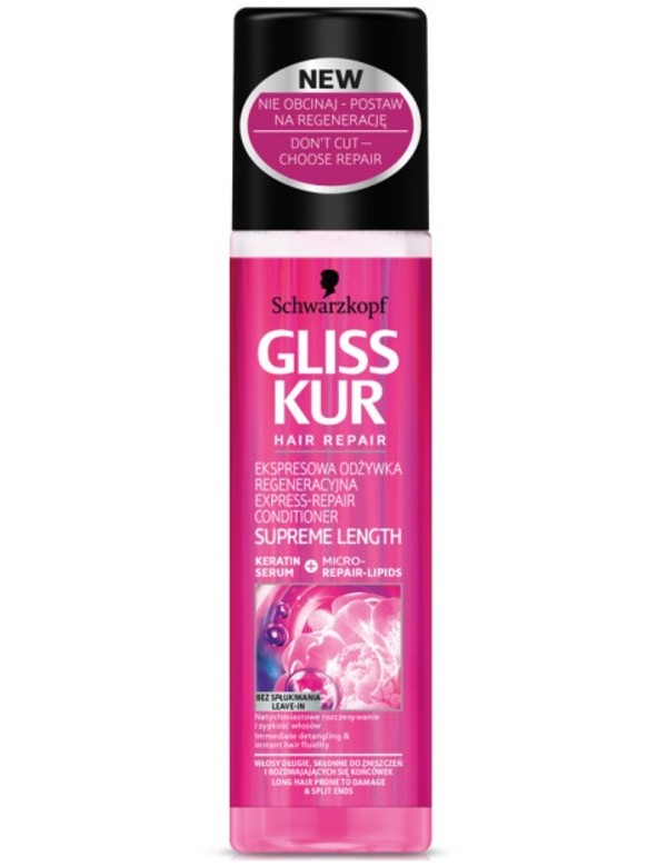 Gliss Kur Supreme Length Odżywka-spray do włosów regeneracyjna