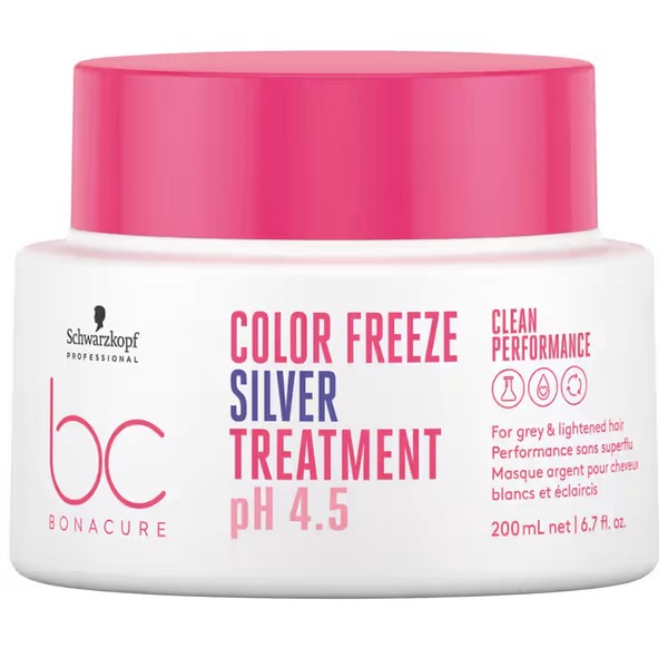 BC Color Freeze Silver Odbudowująca kremowa maska do włosów farbowanych