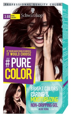 Pure Color nr 3.68 Dark Cherry Farba do włosów w żelu