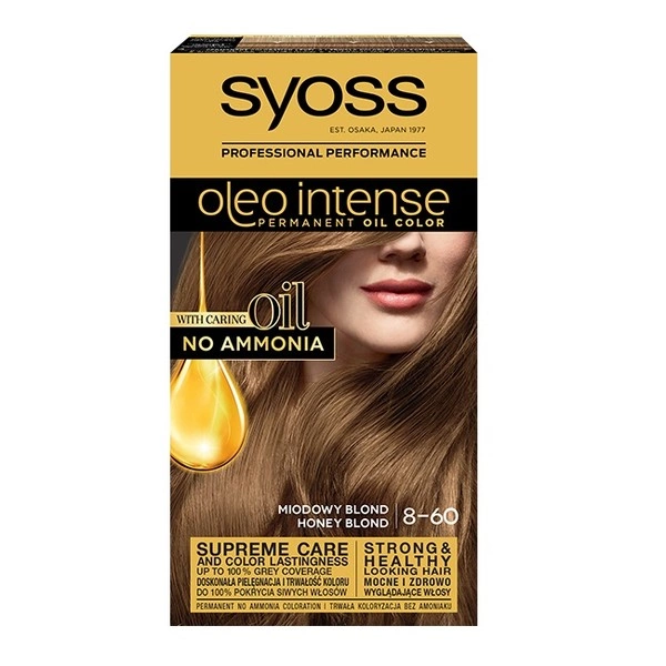 Syoss Oleo 8-60 miodowy blond Farba do włosów