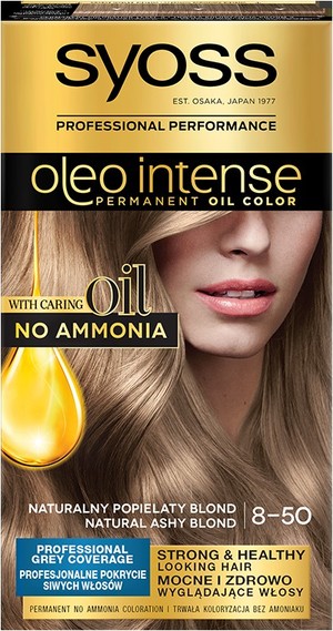Syoss Oleo 8-50 Naturalny popielaty blond Farba do włosów
