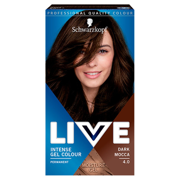 Live 4.0 Dark Mocca Koloryzacja do włosów w żelu