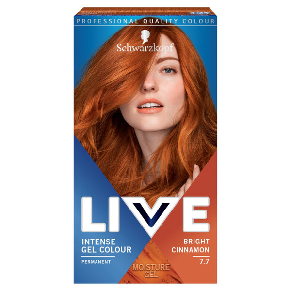 Live 7.7 Bright Cinnamon Koloryzacja do włosów w żelu