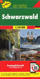 Schwarzwald Autokarte / Schwarzwald Mapa samochodowa Skala: 1:150 000