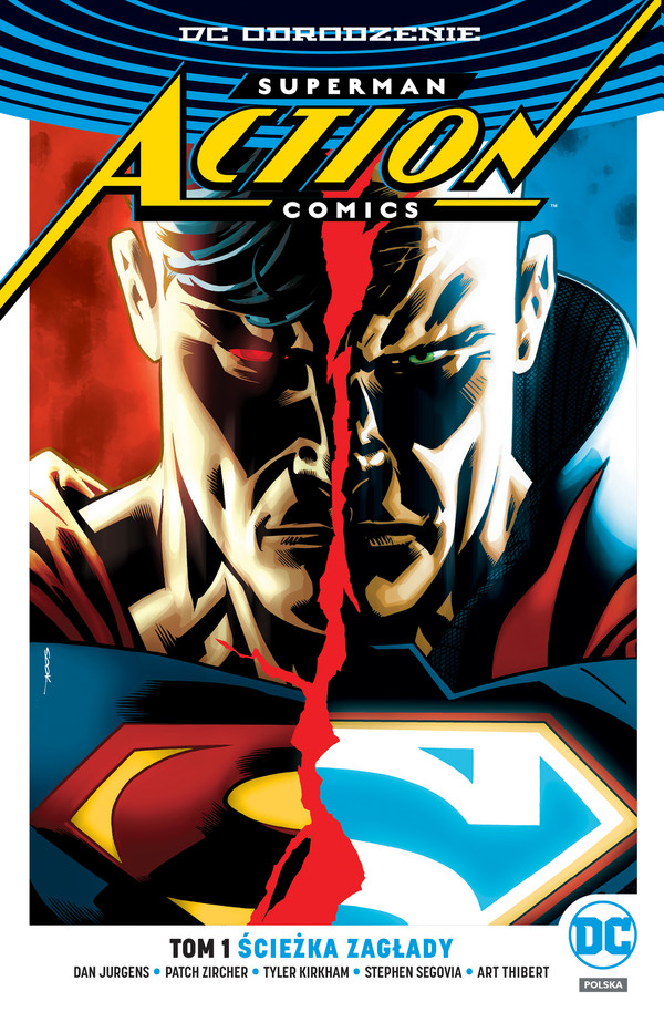 Superman Action Comics Tom 1 Ścieżka zagłady DC Odrodzenie