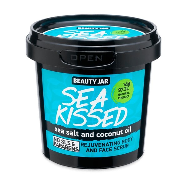 Sea Kissed Regenerujący scrub do twarzy i ciała z solą morską i olejem kokosowym