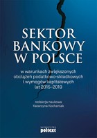 Sektor bankowy w Polsce w warunkach zwiększonych obciążeń podatkowo-składkowych i wymogów kapitałowych lat 2015-2019 - mobi, epub