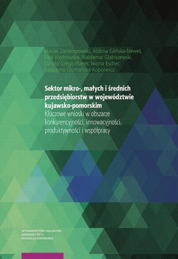 Sektor mikro-, małych i średnich przedsiębiorstw w województwie kujawsko-pomorskim. Kluczowe wnioski w obszarze konkurencyjności, innowacyjności, produktywności i współpracy - pdf