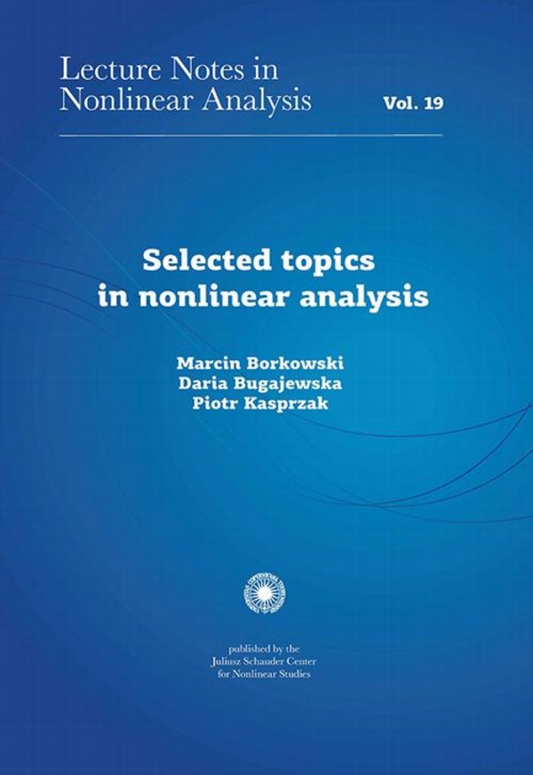 Selected topics in nonlinear analysis - pdf