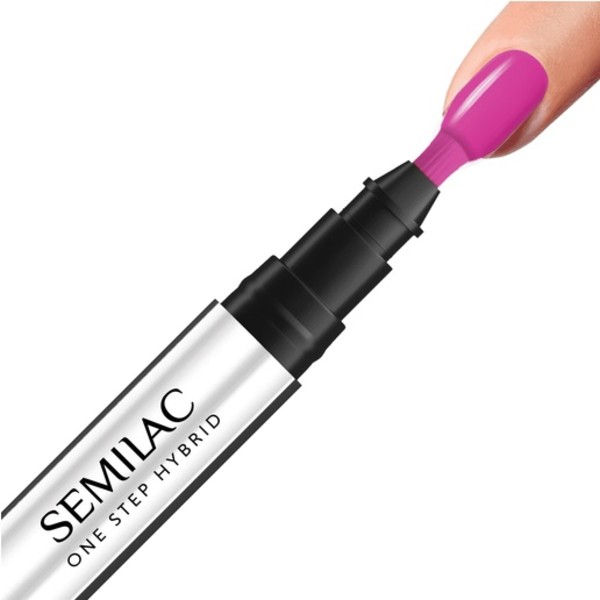 One Step Hybrid S685 Pink Purple Marker hybrydowy do malowania paznokci
