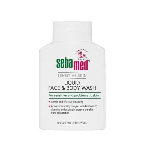 Sensitive Skin Liquid Face & Body Wash Bezalkaliczna emulsja do twarzy i ciała