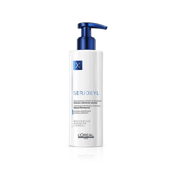 Serioxyl Oczyszczająco-zagęszczający szampon do włosów przerzedzonych