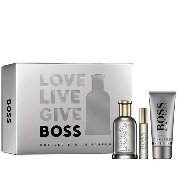 Boss Bottled + Żel pod prysznic+ Mini zapach