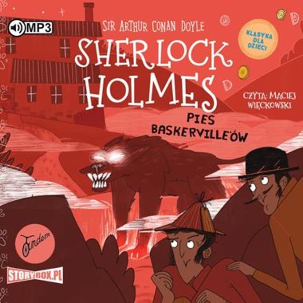 Pies Baskerville`ów Audiobook CD Audio Klasyka dla dzieci Sherlock Holmes Tom 20