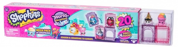 Shopkins S8 Wakacje Mega-pak