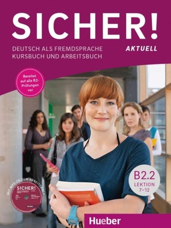 Sicher! Aktuell B2.2. Kursbuch Podręcznik + Arbeitbuch Zeszyt ćwiczeń + CD